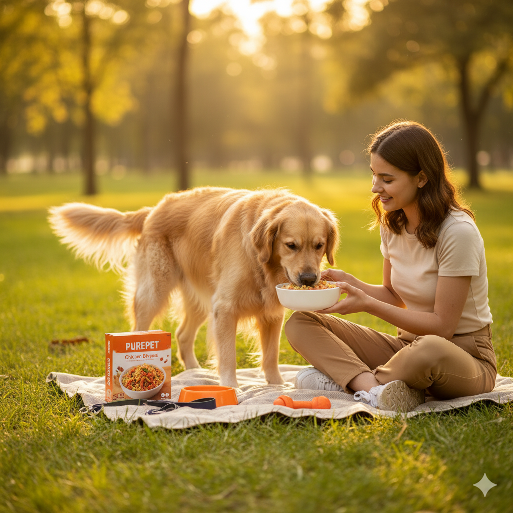 Purepet Chef's Style Homemade Meals - Chicken Biryani Complete Dog Food (300g)